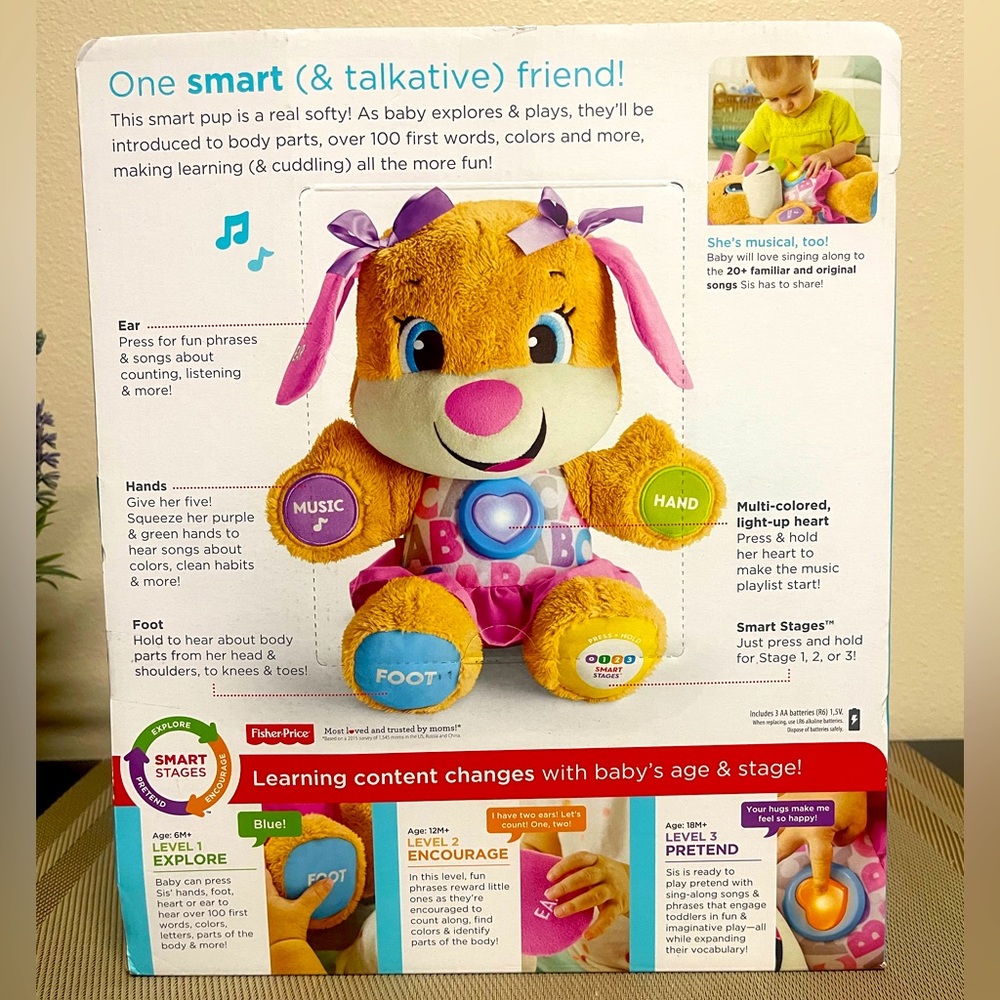Fisher Price Laugh & Learn Smart Stages Sis NIB - Picture 5 of 10